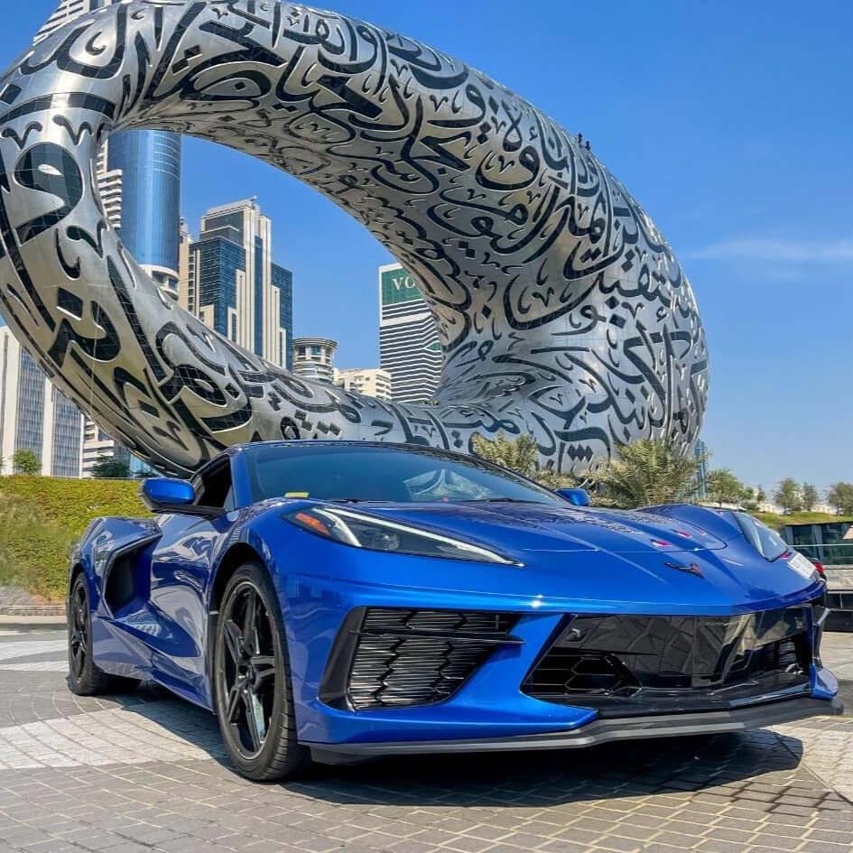 Chevrolet Corvette 2021 (Blue) - CullinanDXB