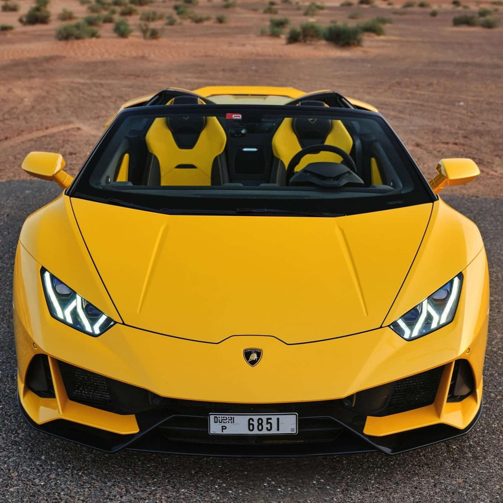 Lamborghini Huracan Evo Spider 2021 ( Yellow ) - CullinanDXB