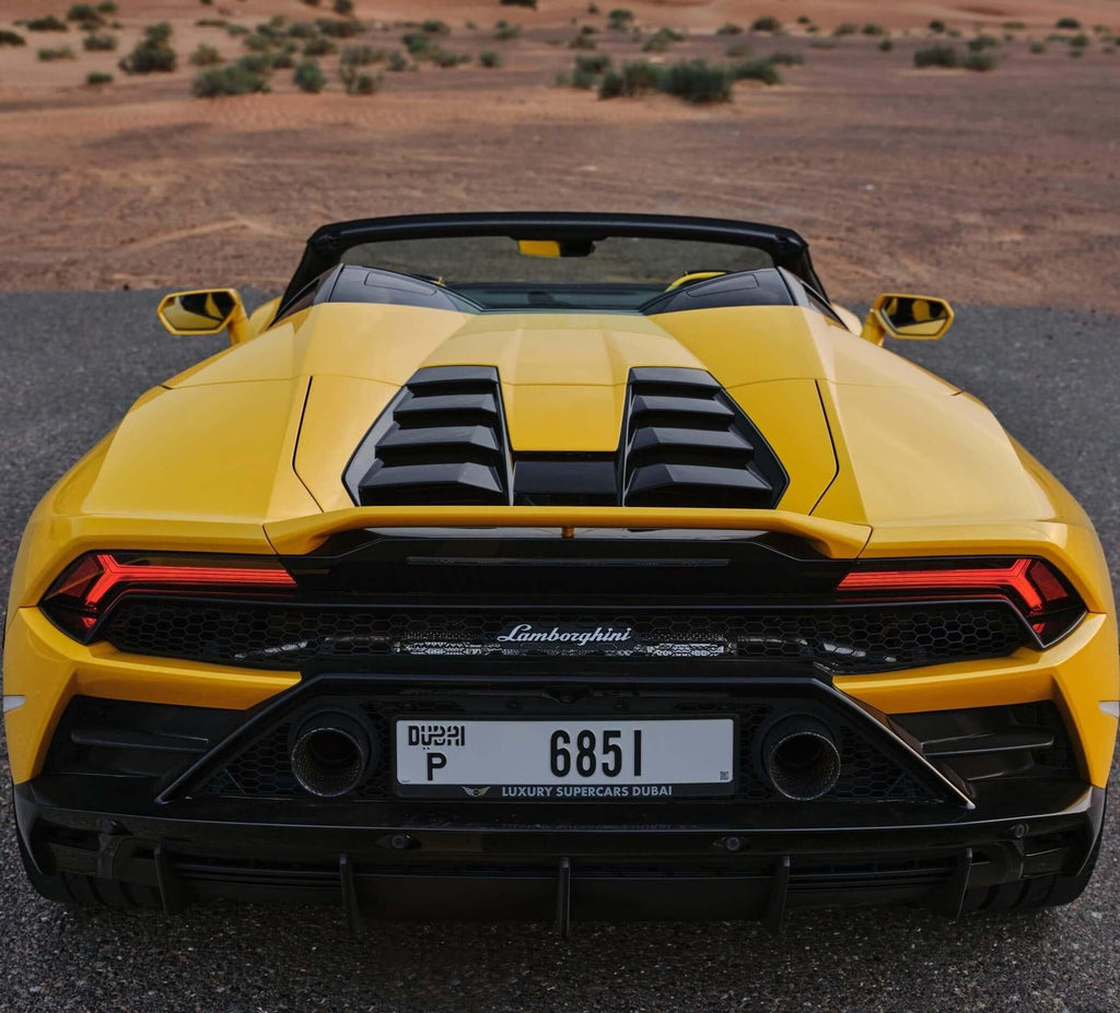 Lamborghini Huracan Evo Spider 2021 ( Yellow ) - CullinanDXB